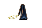 minimalist cowhide leather case, with elastic closure