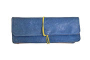 minimalist cowhide leather case, with elastic closure