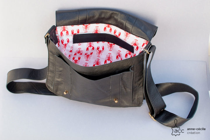 Besace cuir bandoulière pour homme