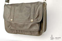 Bag men crossbody leather
