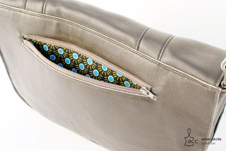 Bag men crossbody leather