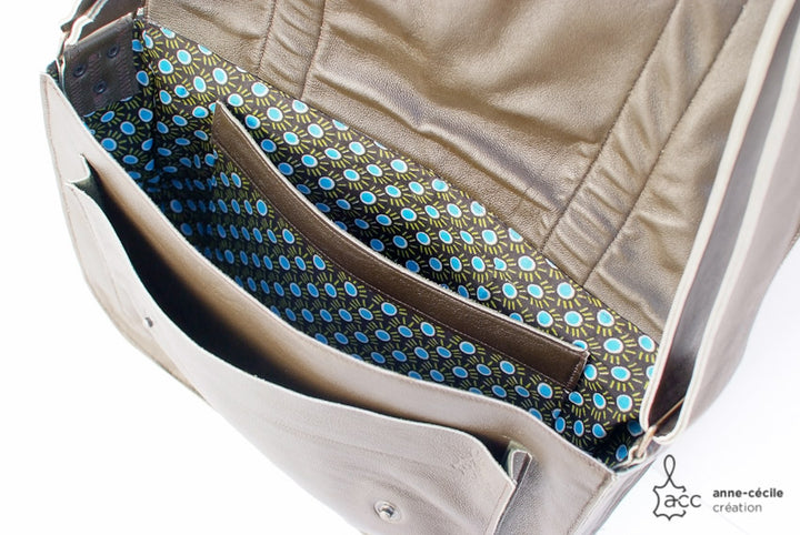 Bag men crossbody leather