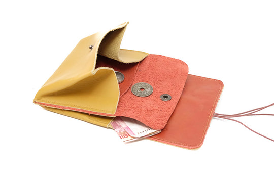 porte monnaie moutarde