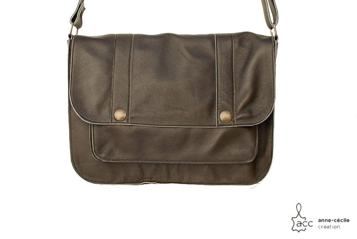 sacoche homme cuir naturel