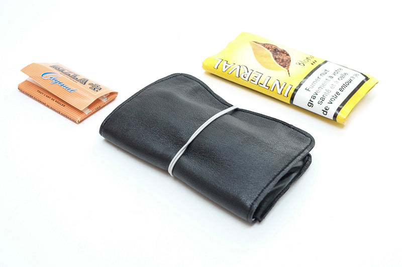 tobacco pouch leather recycled