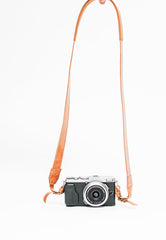 Leather camera strap