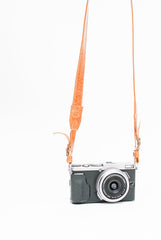 Leather camera strap