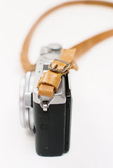Leather camera strap