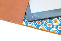 Couverture cuir kobo marron