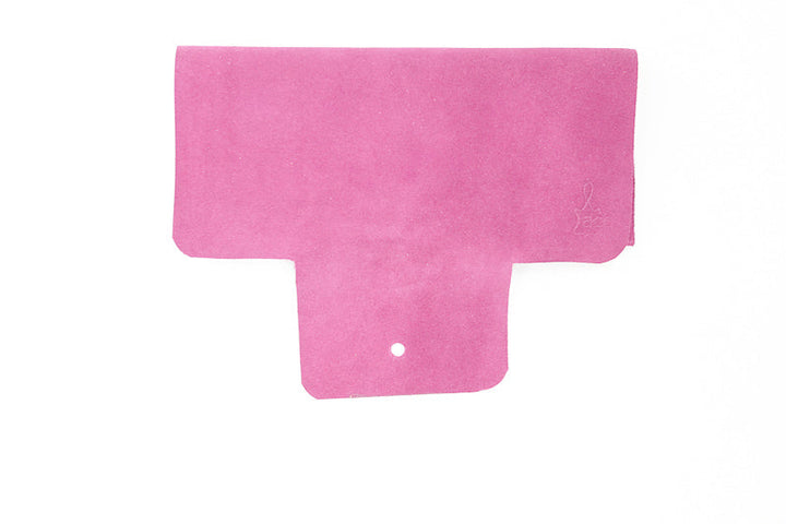 glass suede leather case 