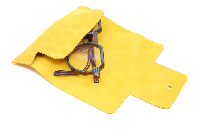 Etui à lunettes en cuir original