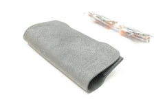 Etui à lunettes en cuir paillettes