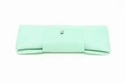 glass leather cover green 