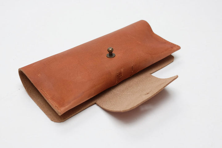 Glasses box leather