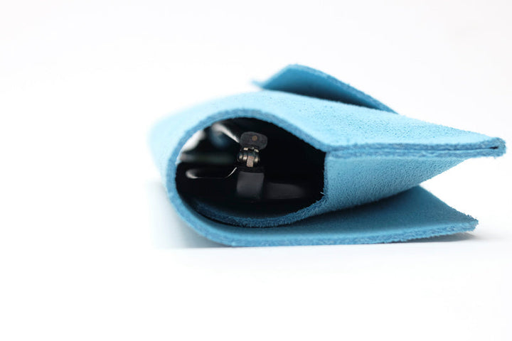 glass suede leather case
