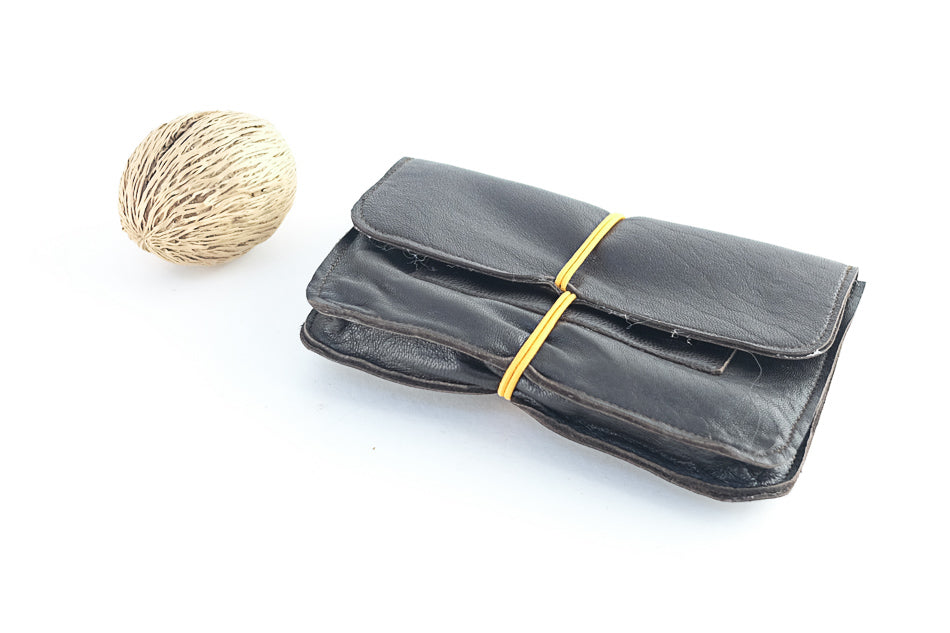tobacco pouch brown craft leather