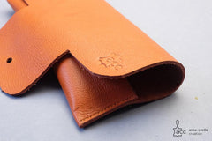 spectacle case leather