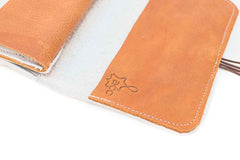 large wallet money leather