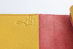 red money leather wallet