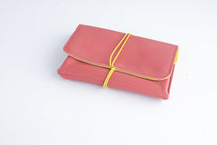 red money leather wallet