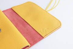 red money leather wallet