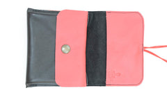 Big money purse wallet leather black