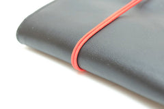 Grand porte-monnaie noir et rouge