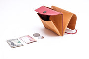 Grand porte-monnaie orange