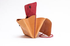 Grand porte-monnaie orange