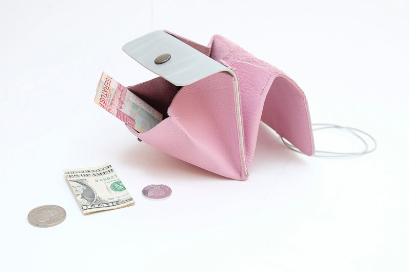 pink purse wallet