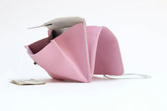 Grand porte-monnaie rose