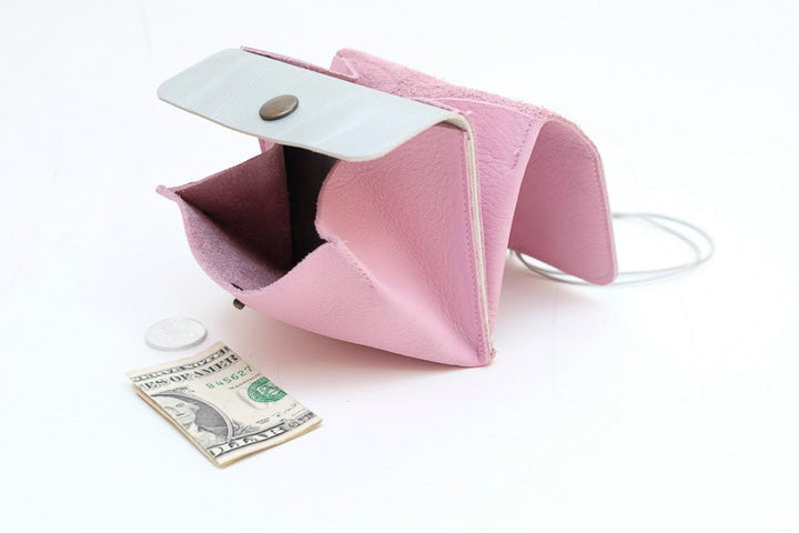 pink purse wallet