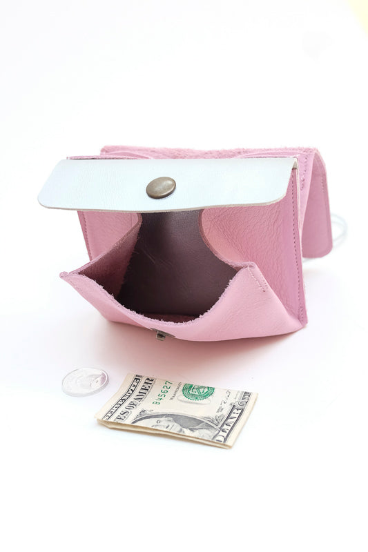 pink purse wallet