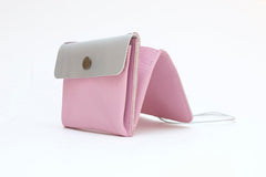 Grand porte-monnaie rose