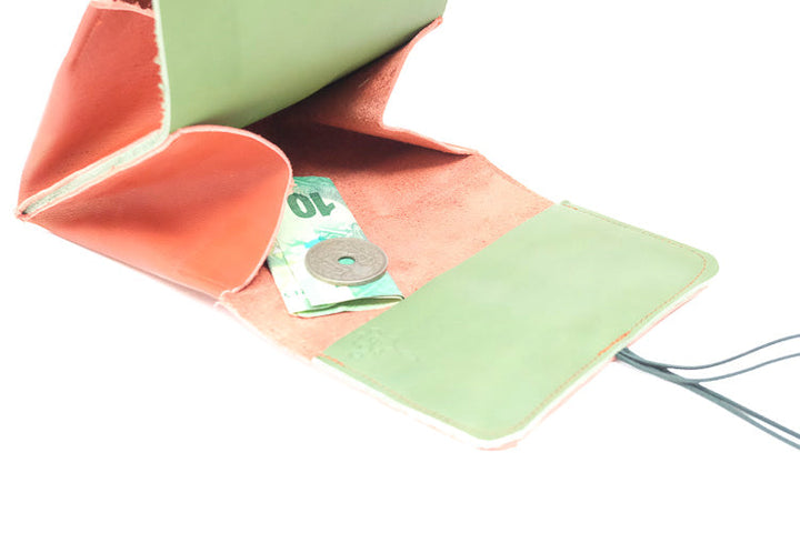 Grand porte-monnaie terracotta