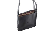 Large bag women leather grey