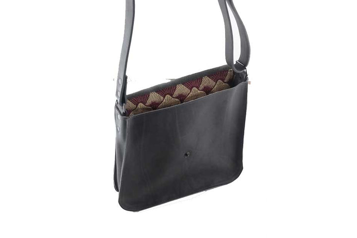 Large bag women leather grey