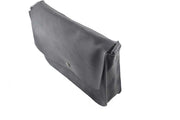 Large bag women leather grey