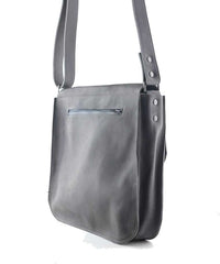 Grand Sac à main cuir gris