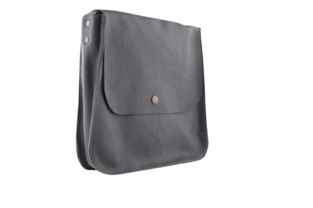 Grand Sac à main cuir gris