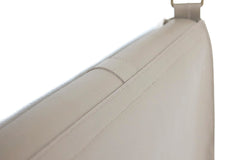 Big handbag leather beige pouch