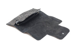 glass leather case black