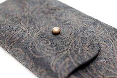 glass leather case black