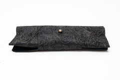 glass leather case black