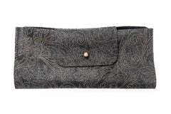 glass leather case black