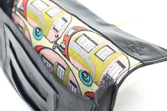 tobacco pouch black leather