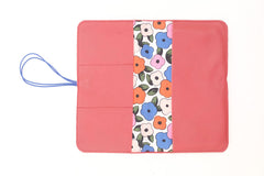 wallet check book leather soft