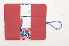 wallet check book leather soft