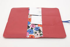 wallet check book leather soft