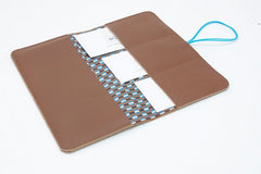 checkbook soft leather wallet